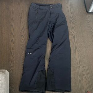 Black Ski Pants KJUS formula pants XS 46 regular fit mid rise